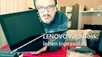 Lehen inpresioak: Lenovo Yoga Book 41 - teknopata.eus
