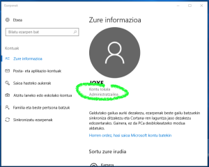 Konfiguratu Windows 10 <i>jaubia lez</i> 7 - teknopata.eus